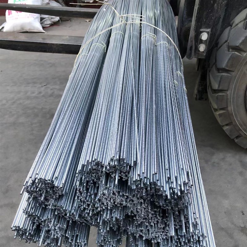 直条钢丝拱棚支架热镀锌框架小拱棚支架钢条调直钢丝支持订制
