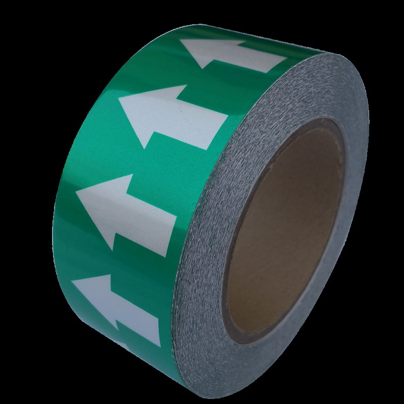 5cm*20m箭头指示贴管道流向箭头标识管线标示指向标签色环工业化