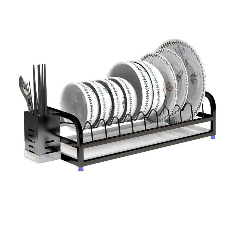 304不锈钢碗碟架沥水架 厨房置物架碗盘收纳沥水篮小型单层碗筷架