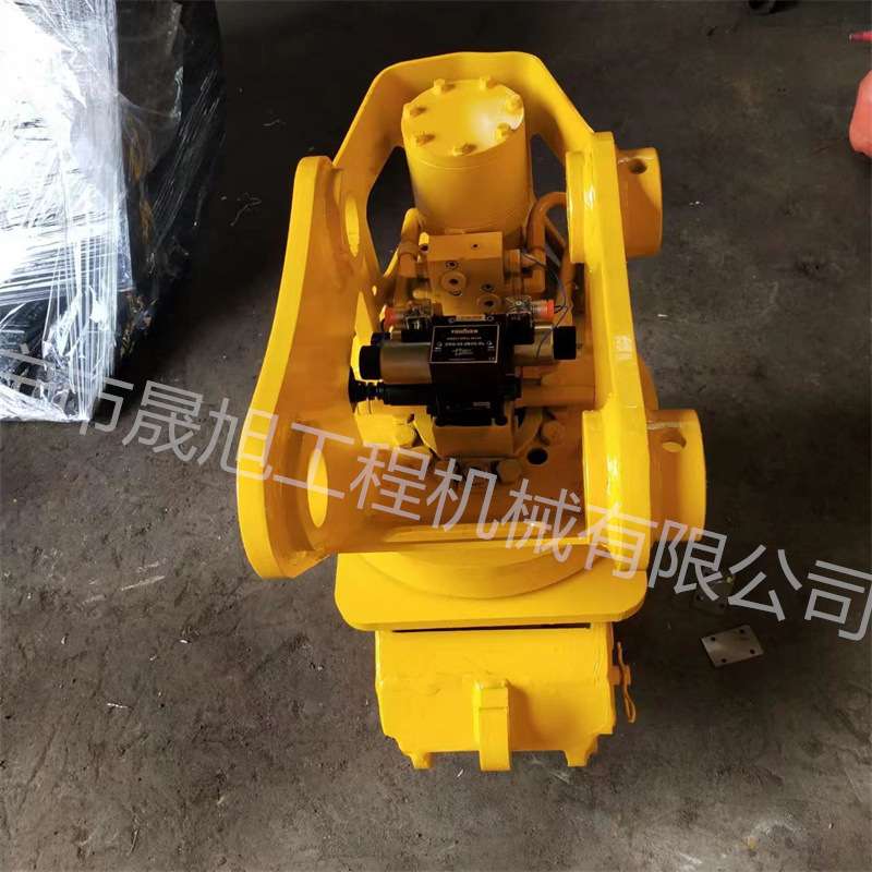 挖机倾斜快换旋转快换螺旋摆动油缸挖机快速连接器80旋转快换