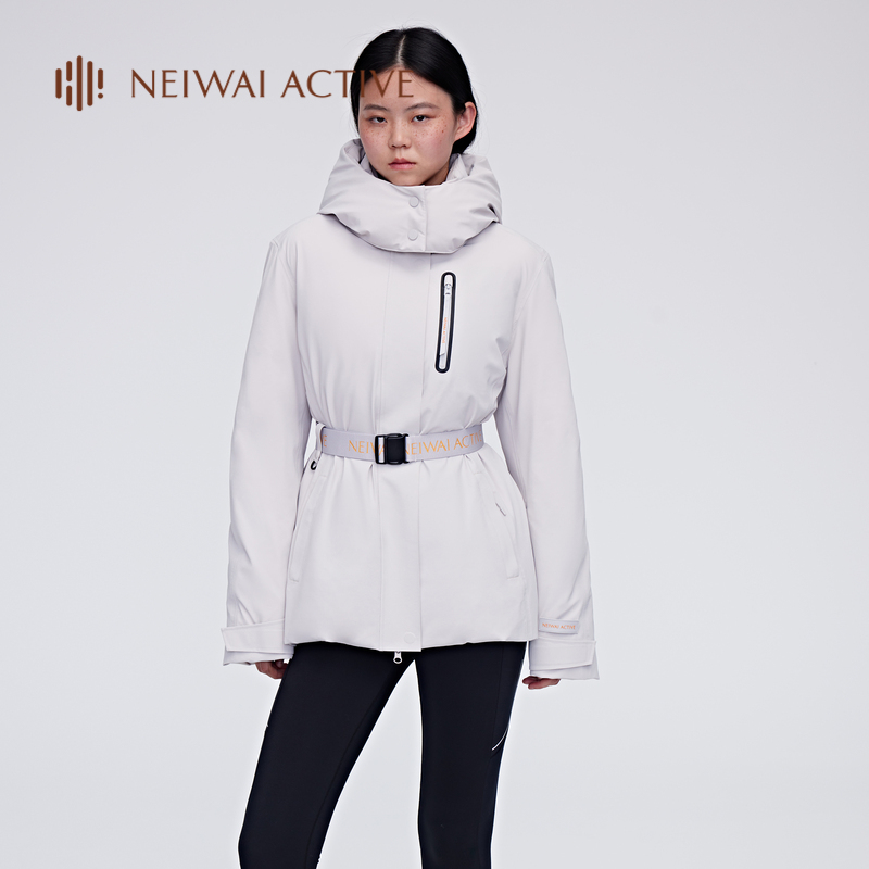 NEIWAI ACTIVE收腰连帽滑雪羽绒服冬季温暖运动户外232SO2202