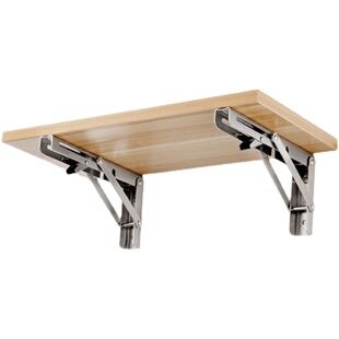 折叠三角支撑家直角固定架墙上桌子隔板可收缩支架不锈钢承重托架