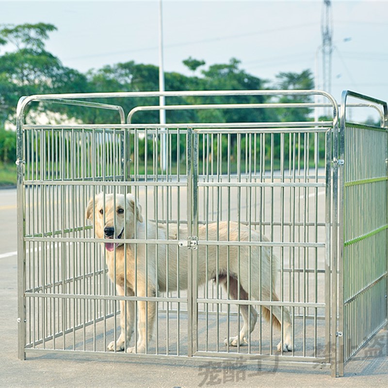 不锈钢狗笼子泰迪宠物狗围栏小中大型犬护栏金毛萨摩栅栏多省包邮