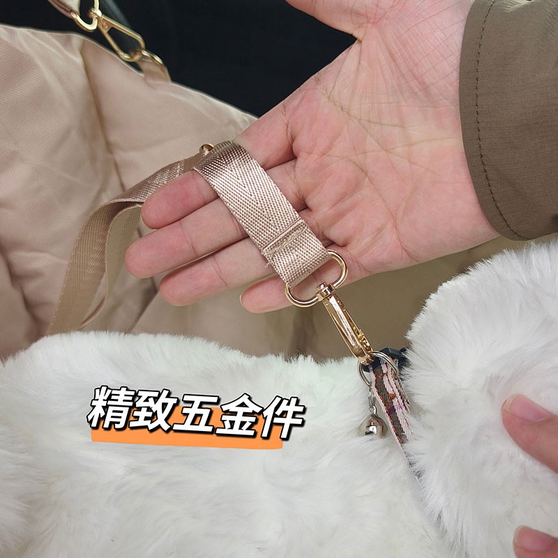 宠物车载窝猫包狗背包冬天保暖双用外出便携包宠物车座椅坐车神器