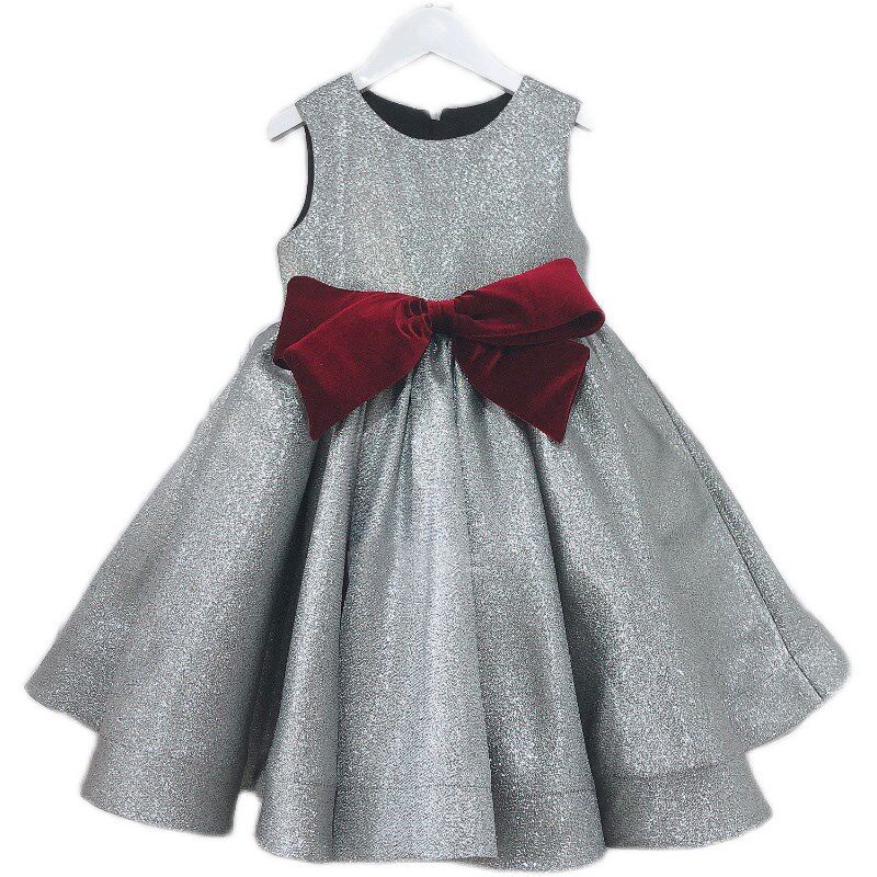 女童十岁圆锁生日公主裙高端儿童朗诵合唱团钢琴主持人演出晚礼服