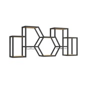 铁艺酒架置物架壁挂创意餐厅墙上书架装 饰家用红酒柜杯架展示架子