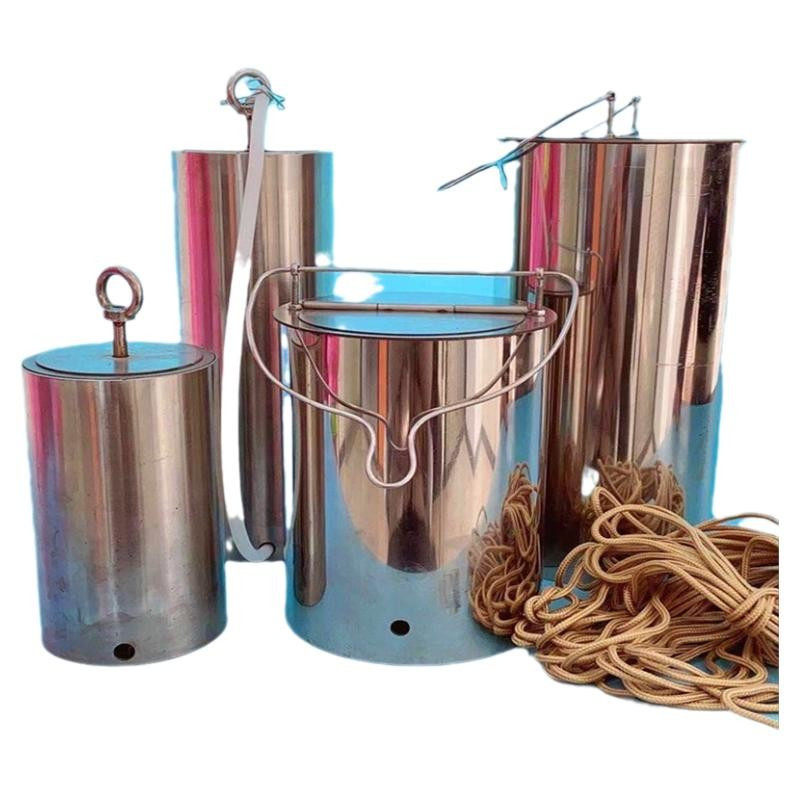 加厚不锈钢采样器深水污水海水采集器取样桶专业水质采水器3L5L