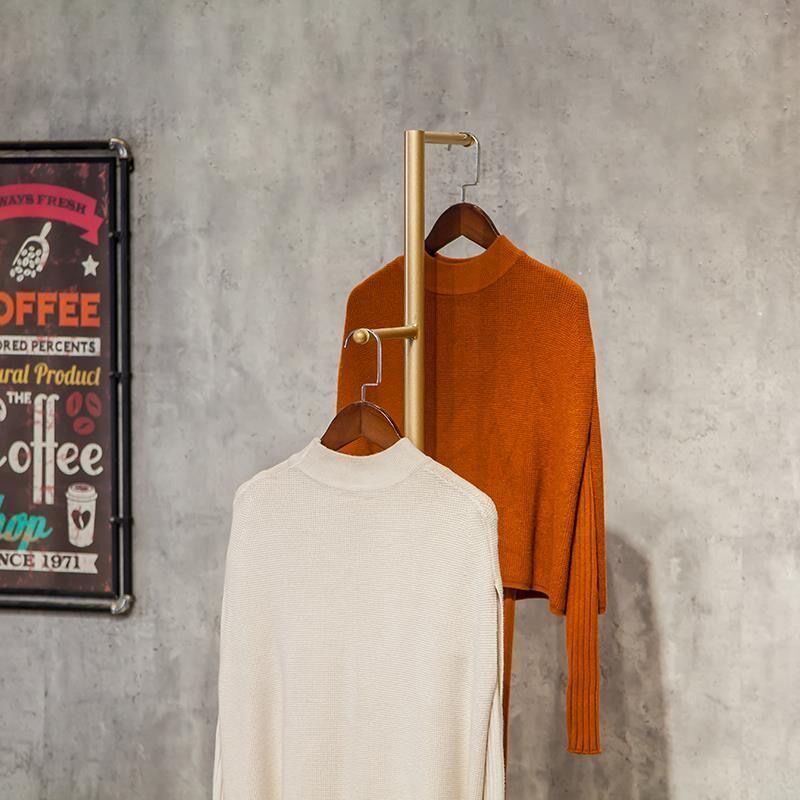 简约衣帽架服装店落地正挂架家用挂衣服架网红主播直播模特展示架