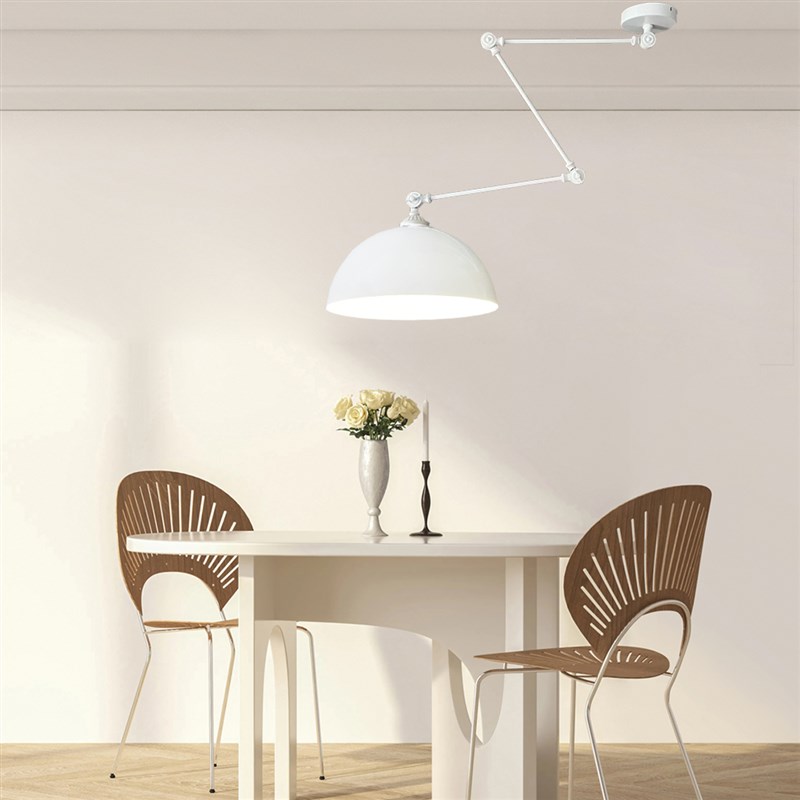 多色可选 北欧摇臂伸缩调节餐厅折叠led灯具正位移动饭厅创意个性