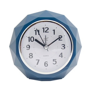 床头创意学生卧室音乐电子机械铃静音简约台式卡通指针夜光闹钟