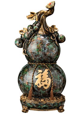 葫芦摆件大号落地五福临门 客厅家居玄关装饰品乔迁新居开业礼品