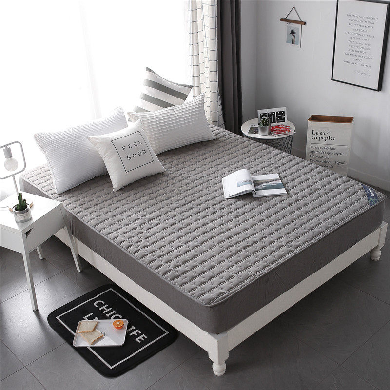 床笠防滑固定防尘罩单件纯棉加厚夹棉床套床罩保护套床垫套罩4