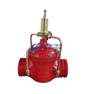 持压泄压阀500X沟槽式稳压泄水阀刚卡连接超压安全自动泄水控制阀