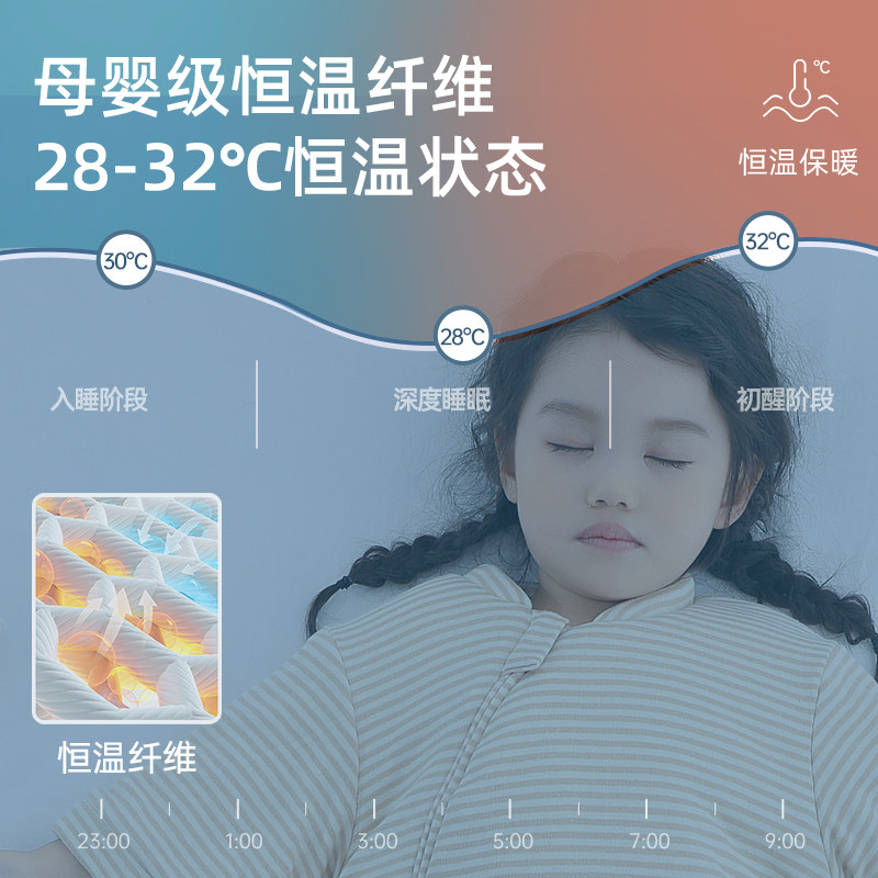 宝宝睡袋婴儿秋冬款加厚儿童防踢被子神器春秋中大童冬季恒温分腿