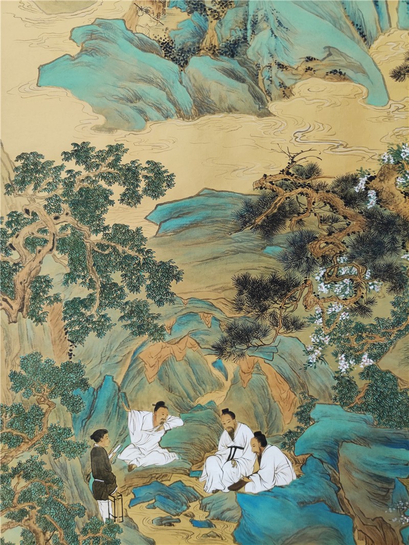 安徽杰轩宣纸半熟手工四尺六尺仿古檀皮乾隆贡宣清水矾宣工艺珠光