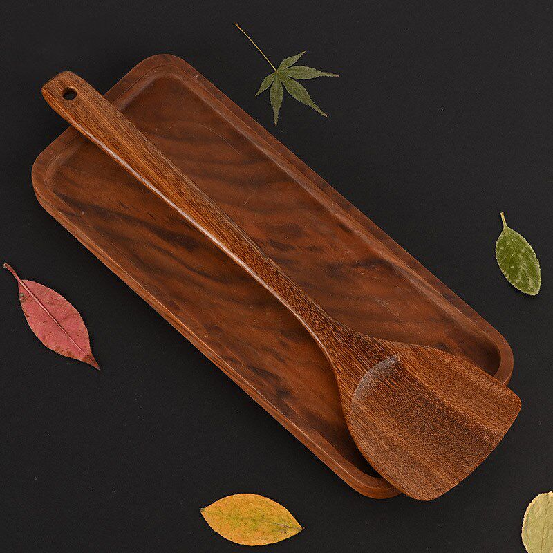 新款热销鸡翅木木锅铲家用加厚不粘锅炒菜神器实木餐具长柄木铲子