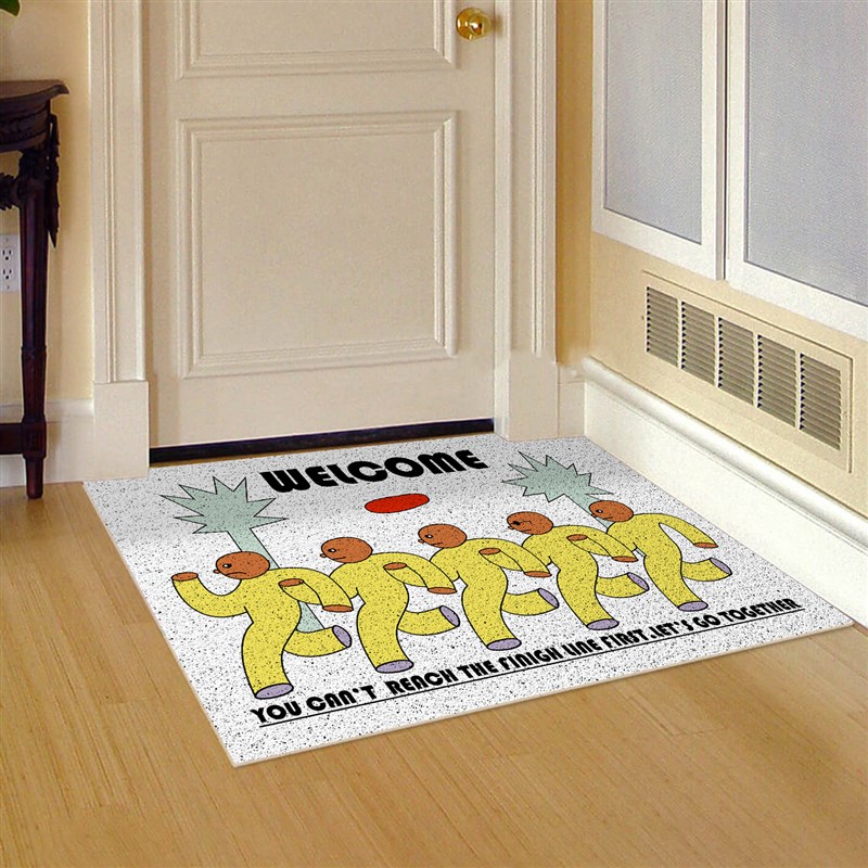 还行 卡通门厅丝圈地垫动物进门地垫防滑除尘脚垫入户客厅家用pvc