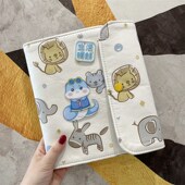 新款 宝妈产检收纳册a4a5蛇宝宝孕检报告资料册活页布艺折叠档案册