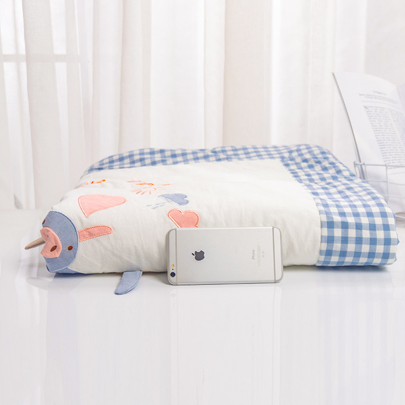 抱被婴儿纯棉春秋宝宝小被子冬天新生儿包被加厚外出抱毯猪宝宝