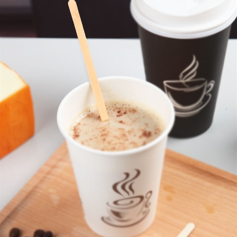 搅拌棒一次性咖啡热饮搅拌棒吸管木质搅拌棒搅拌棍 DIY木棒独立装