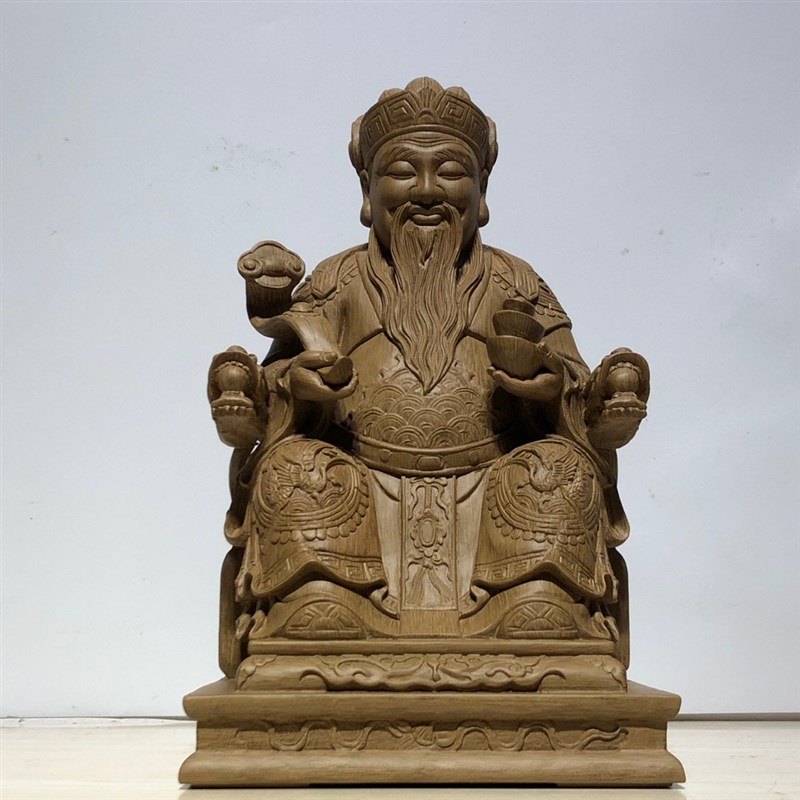 天然沉香木雕如来佛像阿弥陀佛观音菩萨土地公供奉家用摆件工艺品
