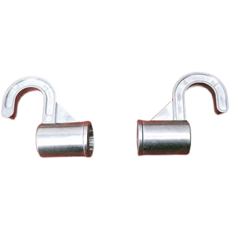 热销简易衣柜挂钩配件零件铝合金加厚衣柜钩卡钩挂杆钩