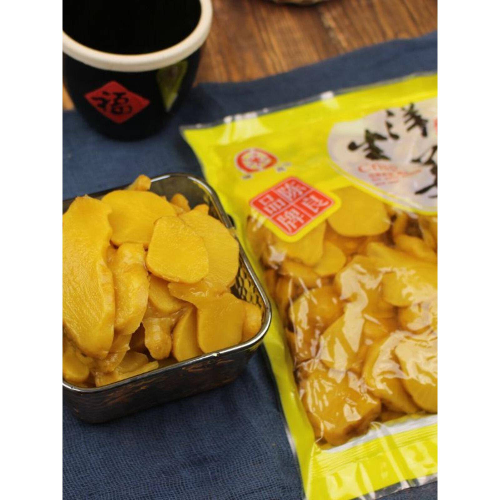 陈良洋生姜400克袋装嘉兴南湖区特产脆嫩爽口清淡开袋即食洋姜片
