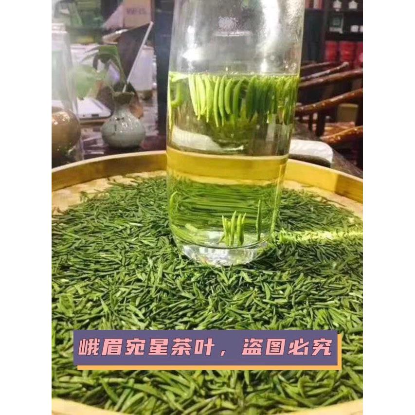 新茶峨眉宛星茶叶特级明前雀舌竹青雪芽四川高山绿茶包邮
