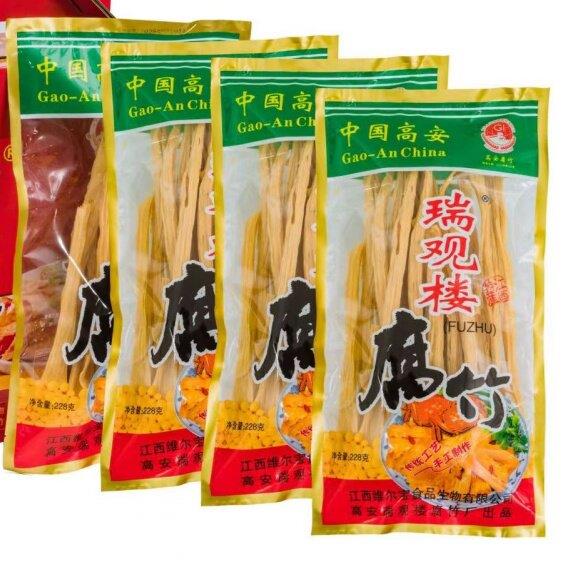 正宗高安观楼腐竹江西特产头层一级腐竹0添加吊白块非转基因干货