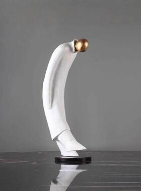 抽象雕塑装饰品模型室客厅入口创意陈设书柜工艺品大卫阿凡达装饰