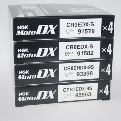 摩托 托NGK钌合金火花塞CPR7EDX-9S CR8EDX-S CR9EDX-S LMAR8ADX-