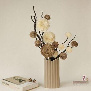 饰摆件 干花花束高级感客厅摆设家居饰品轻奢北欧餐桌面插花复古装
