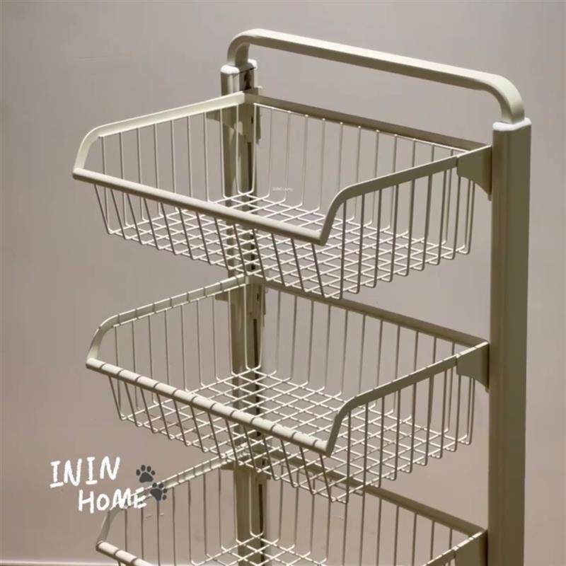 白色系厨房置物架小推车家用多层蔬菜架水果架家居好物落地储物架,厨房/烹饪用具,厨房置物架/置物柜/角架,淘宝优惠券,粉丝福利购,淘宝优惠卷