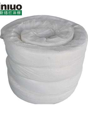 5206拦油栅 吸油拖栏 直径20CM长6M水面围油绳 吸油条 吸油绳