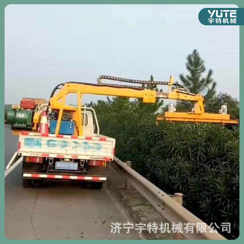 大型高速绿篱修剪机紫穗槐核桃树修剪车中分带绿化割草机