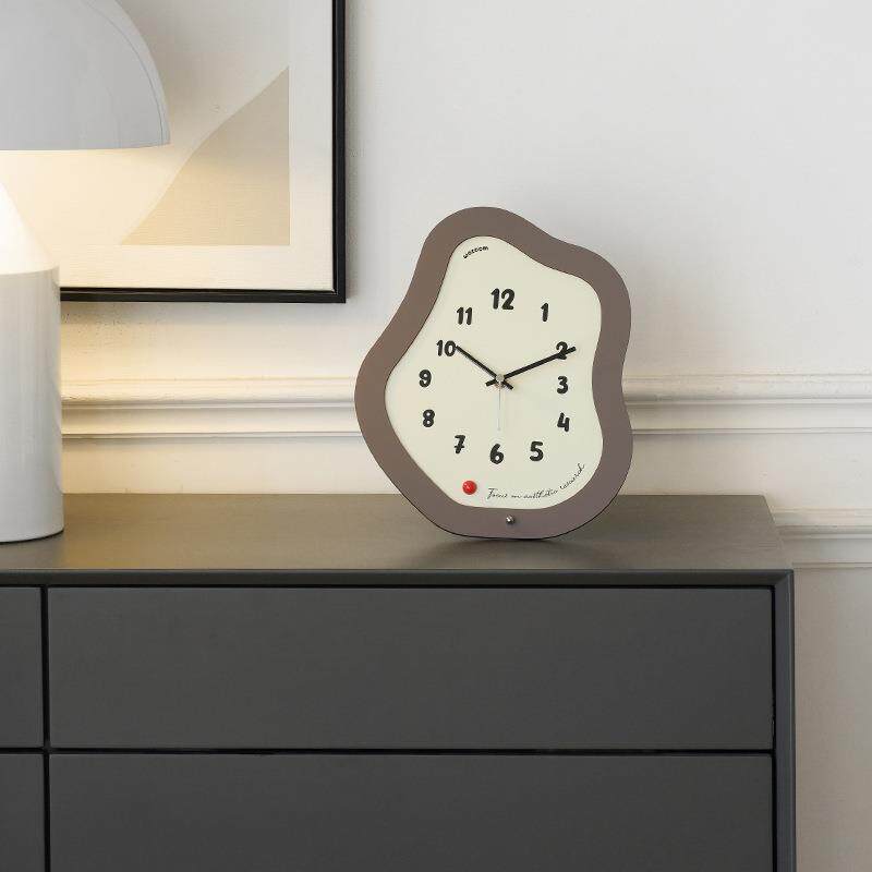 WOZOOM屋准法式奶油家居客厅玄关摆件酒柜电视柜时钟摆放式装饰品