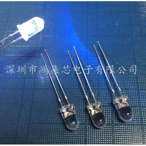 5mm蜡烛闪白光仿真烛光自闪烁渐变慢呼吸直插LED灯珠发光二极管