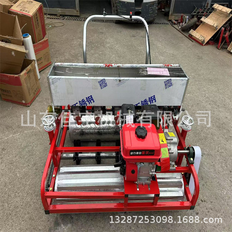 多功能蔬菜播种施肥机汽油大马力点播机 柴胡油葵籽精播机