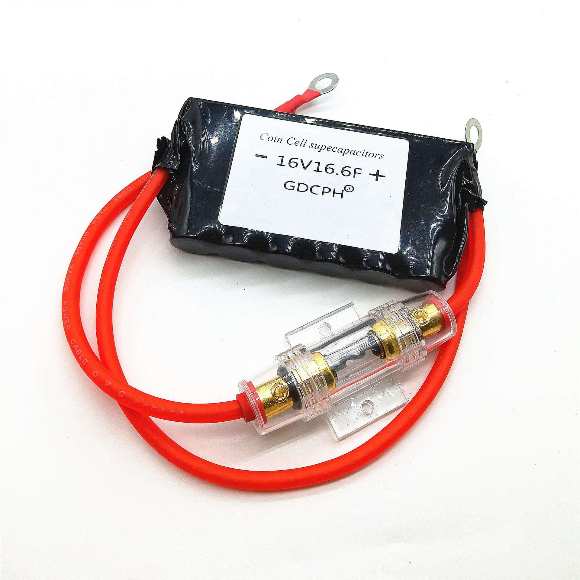 汽车整流器 低温启动器16V16.6F超级法拉电容模组2.7100F