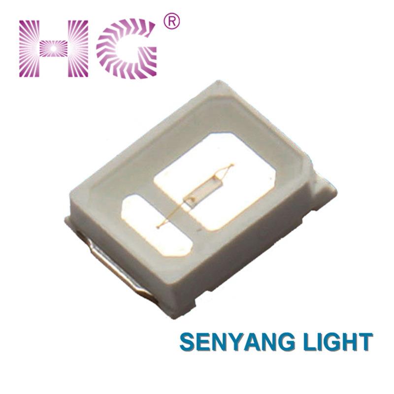 厂家2835紫光贴片灯珠 365-370nm 60mA 0.2W UV紫光固化美甲灯珠