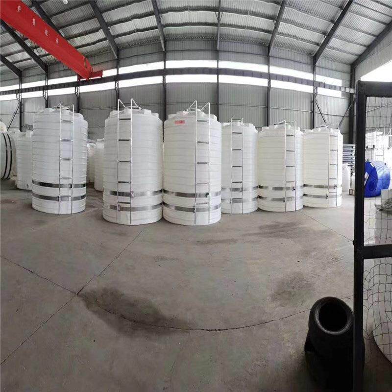 加钢带10吨加厚塑料桶补强套10立方耐酸碱串联加爬梯塑料罐