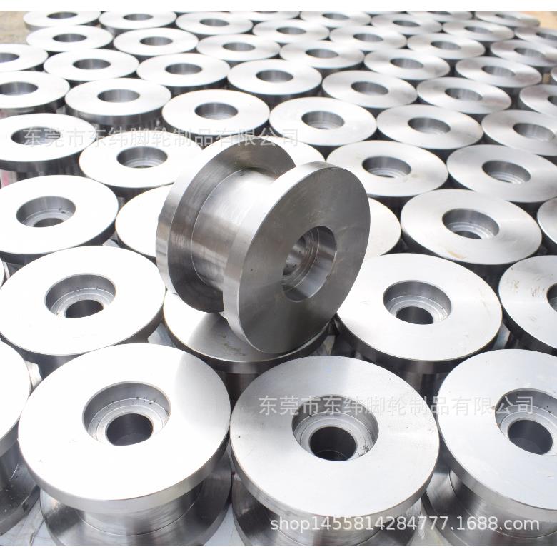 直径100双边轨道轮 T型H型U型I型从动轮 主驱动轮传动轴承重2~5吨