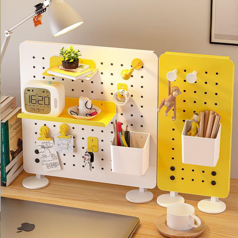 洞洞板 桌面可立式配件办公室置物架磁吸免打孔办公桌书桌代货热
