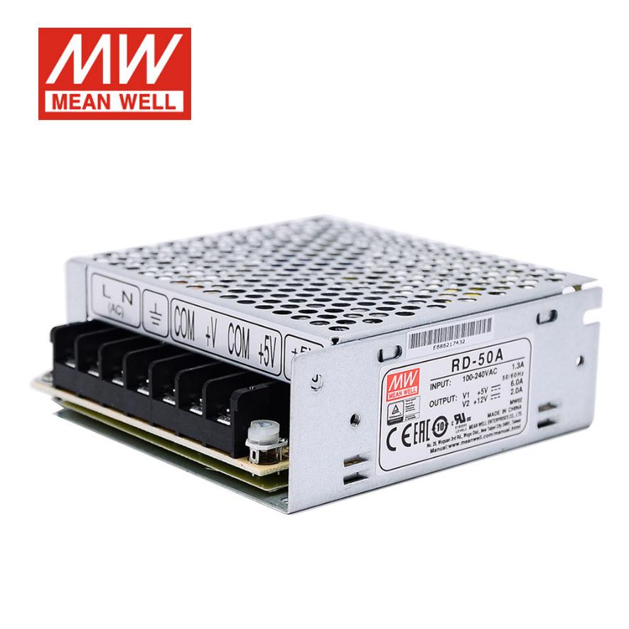 RD-50A/50B明纬50W双输出5V12V24V开关电源NED-35A/35B/D-30A/30B