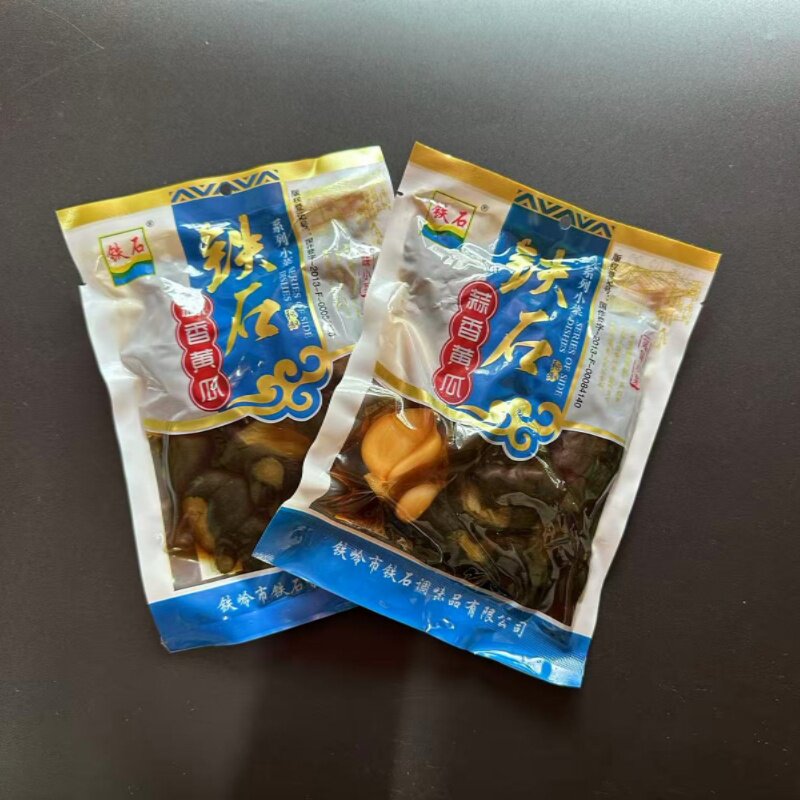 东北网红食品 铁石咸菜蒜香黄瓜 280克 下饭菜 即食小咸菜带包装