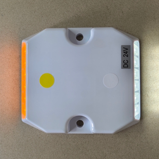 隧道诱导灯24V有源道钉黄白诱导灯隧道轮廓标同频闪烁同步控制器