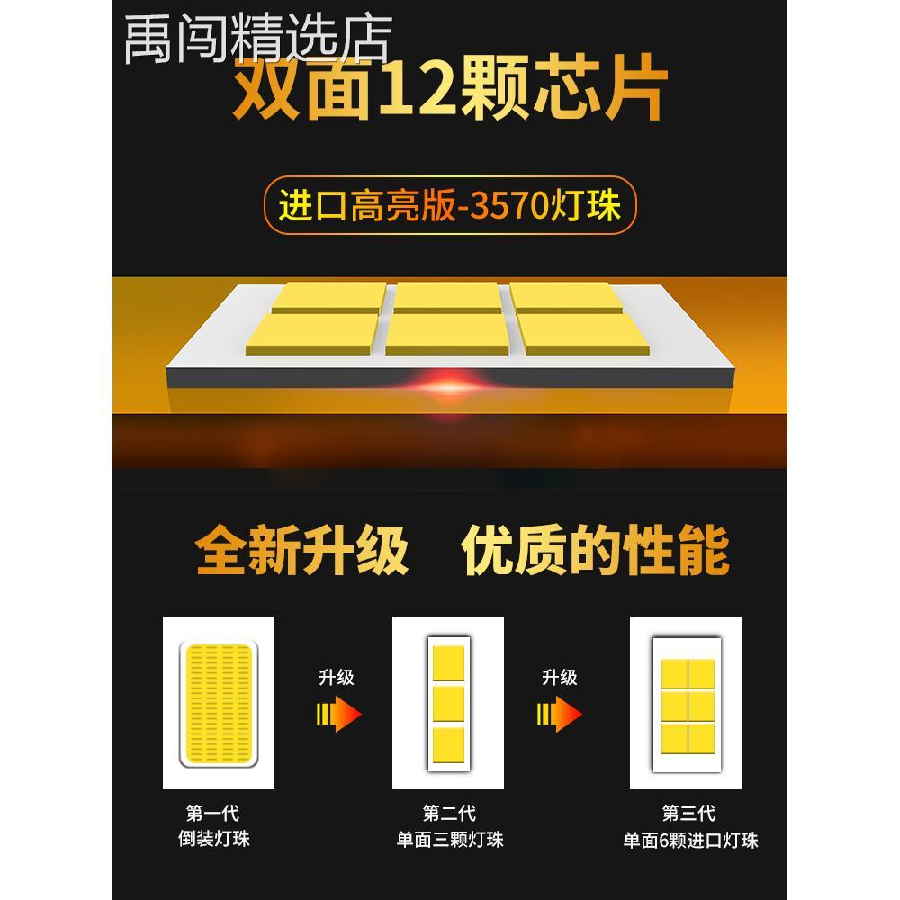 汽车led大灯9006hb4h1h3h4h7h8h9h11超亮9005h16h18前灯泡12v远光