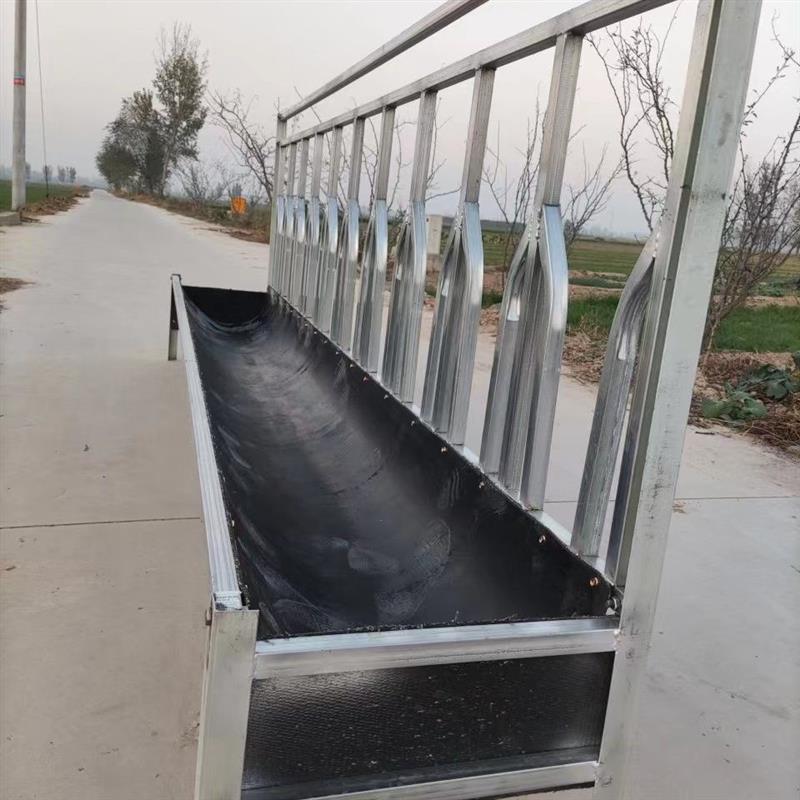 养殖场羊颈夹定位羊槽反转大羊槽羊食槽羊料槽喂羊槽子加厚单面槽