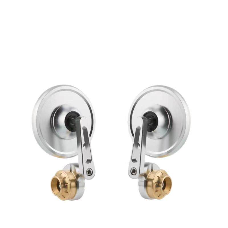 适用RA GT150改装后视镜手把镜GP200 TG300复古反光镜车把倒后镜