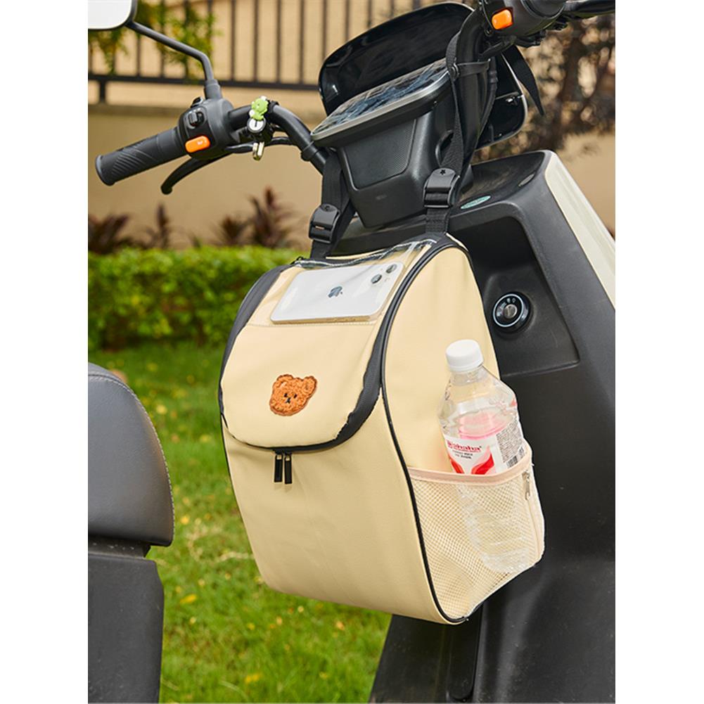 电动车防水挂包大容量放头盔电瓶车前置物挂包手机充电器收纳挂袋